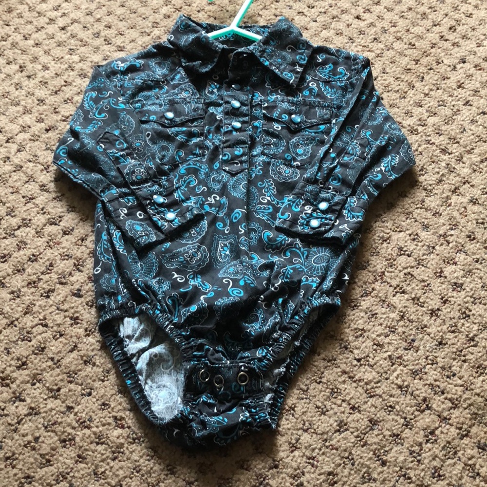 🤩 Boys button down western shirt